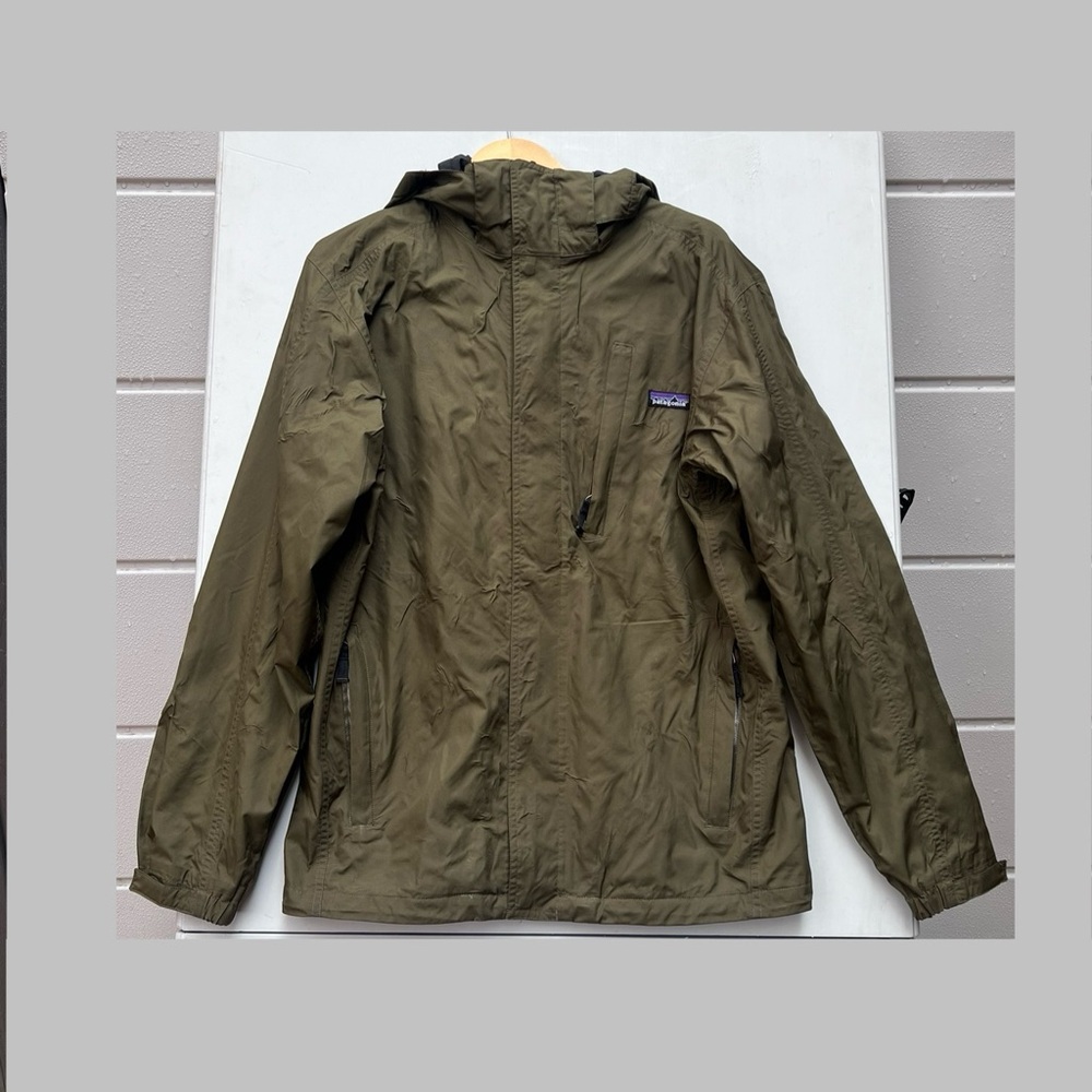 Patagonia Olive Windbreaker Jacket